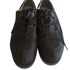 Gram scandanavia walking shoe‎ 445G SIZE 7 CANVAS BLACK